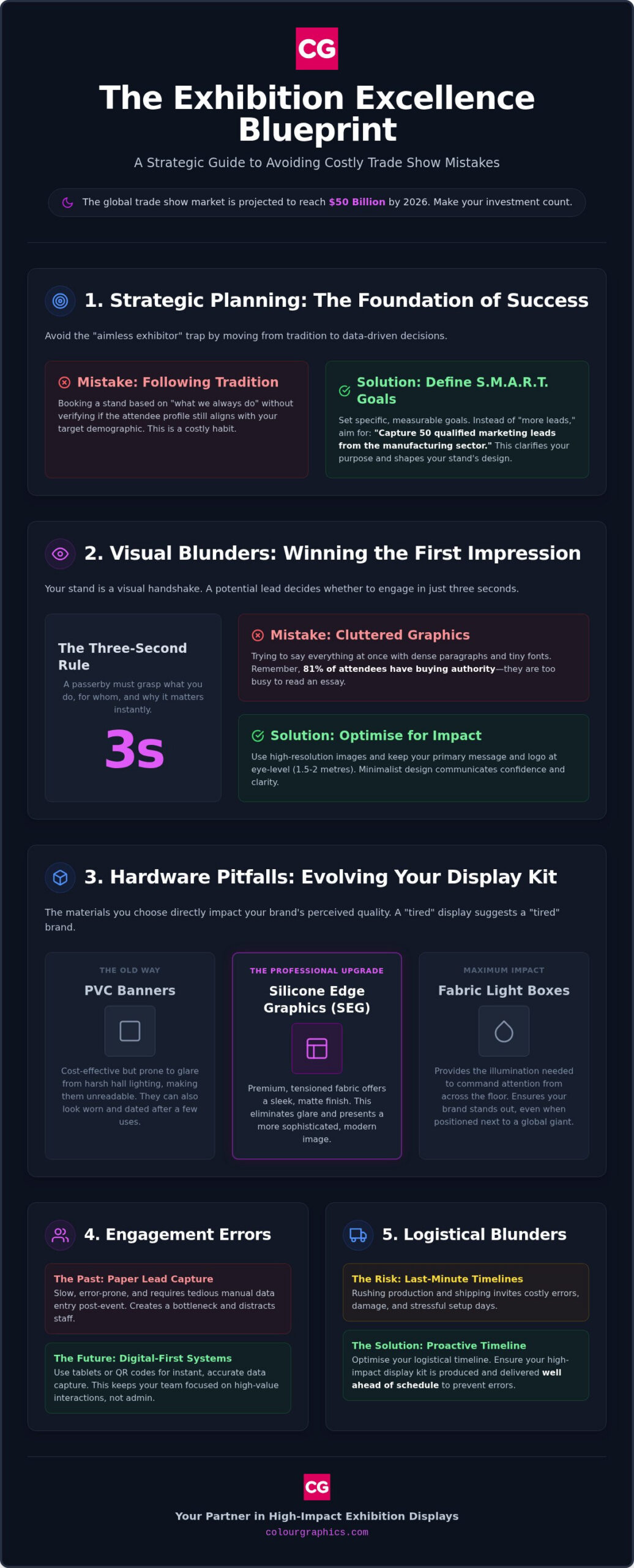 Common Mistakes at Trade Shows to Avoid: The Ultimate 2026 Exhibition Checklist